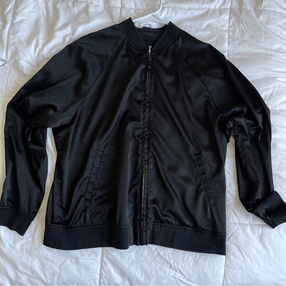 Women's Black Bomber Jacket